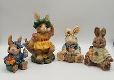 Vintage Easter Bunnies Ceramic Figurines  picture