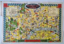 The New Pictorial map of London by Geographia ltd c.1934. picture