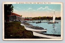 Postcard Wildwood Amusement Park White Bear Lake Minnesota, Vintage L2 picture