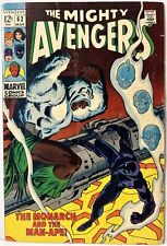 The Mighty Avengers 62 - 1969 1st Man-Ape Key Issue VG- picture