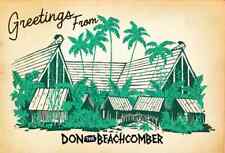Don The Beachcomber- Greetings Postcard-Vintage Style Grand Re-Opening 2023 Tiki picture