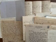 US 1800s Handwritten Letters large lot #2  (65) personal content, many locales picture