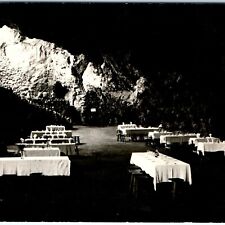 c1940s Mexico La Gruta Teotihuacán RPPC Cave Dining Restaurant Real Photo A143 picture