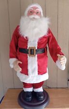 Gemmy Life Size Animated Singing  Christmas Santa 4 ft. Tall vintage  picture