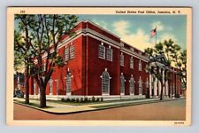 Jamaica NY-New York, United States Post Office, Antique, Vintage Postcard picture