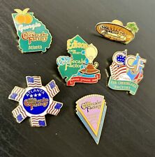 BUNDLE Of 6 Amazing Cheesecake Factory Pins LIMITED EDITION + Edison NJ picture