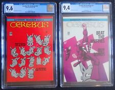 Cerebus the Aardvark #20 and #21 🐽 CGC 9.6 & 9.4 🐽 1st Captain Cockroach 1980 picture