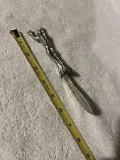 Mariposa Cast Aluminum Frog Cheese Spreader Knife Good Used Condition picture