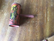 Vintage Kirchhof Halloween Tin  Rattle Noise Maker Witch JOL picture