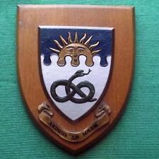 Vintage Heraldic University of Manchester College School Crest Shield Plaque D picture