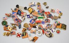 Vietnam War - Desert Storm U.S. Flag Patriotic Pins Lot Of 60 picture