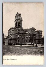 Louisville KY- Kentucky, City Hall, Antique, Vintage Souvenir Postcard picture