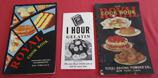 2 Vintage ROYAL BAKING POWDER Cookbooks Booklet + 1 Leaflet 1920 1931 & 1932 picture