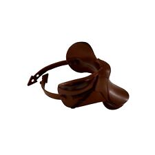 Toy Horse Traditional Leather Western Roping Saddle Toy Replacement 3 Inch picture