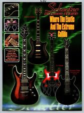 Schecter Diamond Series Guitars Exotic & Extreme 2002 Full Page Print Ad picture