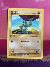 Pokemon Card Machop Shadowless Base Set 1st Edition 52/102 Near Mint Condition picture