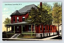 Postcard New York Lowville NY Club House 1910s Unposted Divided Back picture
