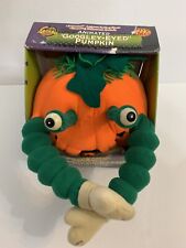 Vintage GEMMY Googley-Eyed Pumpkin Halloween Decoration Animated (Partly Works) picture