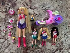 Vintage Sailor Moon Dolls, Moon Cycle, Chibimoon Charms Lot picture