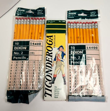 Vintage Dixon No 2 Pencils 2 Pks 14400 (Sealed) - Half Box (6) Ticonderoga 1388 picture