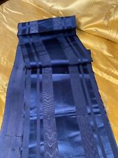 ANTIQUE DEEP BLUE RIBBON WEAVE SILK RIBBON FOR SASHES picture