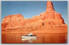 Lake Powell  Gunsight Butte   Utah  Postcard picture