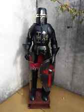 Medieval Wearable Templar Antique Suit Of Armor Crusader Knight Full Body Armour picture