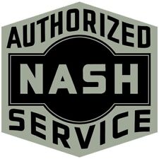 Nash Automobiles Authorized Service DIECUT NEW Sign 40
