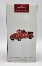 Hallmark KEEPSAKE 2022 Ornament 1947 Chevrolet Fire Engine - FIRE BRIGADE SERIES picture