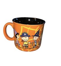 Peanuts Gang Charlie Brown~Linus~Lucy~Sally Halloween Coffee/Tea Mug Gibson NEW picture