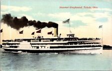 SHIP Toledo Ohio Excursion Steamer GREYHOUND Divided Back PC c1907-1915 picture