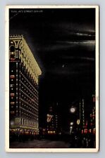 Denver CO-Colorado, 16th Street, Advertising, Antique, Vintage c1928 Postcard picture