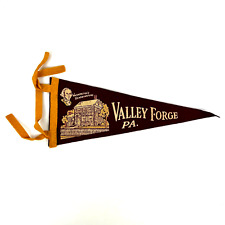 1950s Valley Forge, PA Vintage Pennant 11in George Washington's Headquarters USA picture