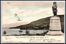 Postcard Battle Monument, Fort George Posted Lake George NY C38 picture
