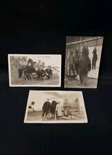 RPPC Hunting Party Hunters Guns Bear Cubs Bears - Real Photo Postcard - Lot Of 3 picture