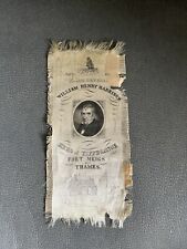 WILLIAM HENRY HARRISON 1840 Presidential Campaign Ribbon picture