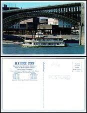 MISSOURI Postcard - St. Louis, M.V. Huck Finn Tour Boat S37 picture
