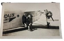 Airport Circa 1930's Photograph Of  Commercial Airline Airplane Early Flight picture