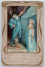 Wilmington NC Postcard Wagner Siegfried Wanderer Awakens Erda Tuck 1904 Antique picture