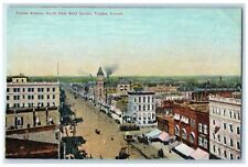 c1910's Kansas Avenue North From Roof Garden Topeka Kansas KS Antique Postcard picture