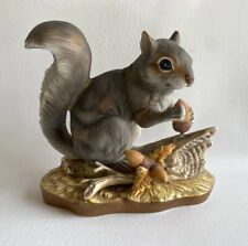 1982 Homco Squirrel With Acorn Masterpiece Porcelain 5.5