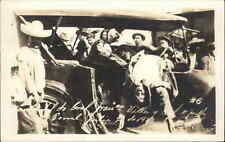 Death of Pancho Villa Mexican Revolution MaCabre Car c1923 Real Photo Postcard picture