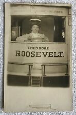 Michigan City Chicago Line Theodore Roosevelt Steamer Woman Captain Postcard picture