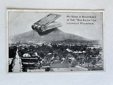 Antique Vintage Postcard Registered the Big Book Lookout Mountain Chattanooga TN picture