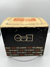 Vintage Popeil Veg O Matic Food Preparer W/ Blades Manual Original Box picture