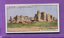 1926 W.D. & H.O. WILL'S CIGARETTES WONDERS OF THE PAST #35 STONEHENGE picture