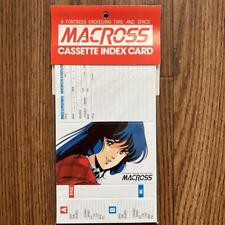 The Super Dimension Fortress Macross Cassette Index Card 1 picture