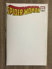 Spider-Woman #1 (2020) Blank Variant NM picture
