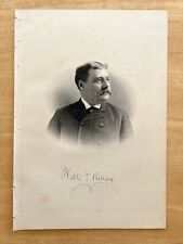 Antique Print 1889 Engraving WALTER P. PHIILLIPS Saundersville, Massachusetts MA picture