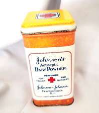 Johnson's Antiseptic Baby Powder 100th Anniversary Tin picture